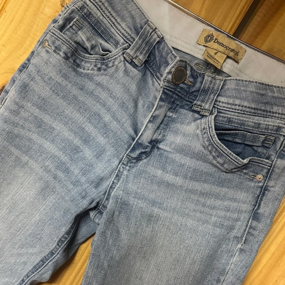 Democracy Light Blue Women's Skinny Jeans - Picture 4 of 7